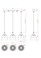 Подвесной светильник Freya Mesh FR5334PL-03B