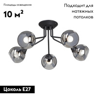 Потолочная люстра Vitaluce V4724-1/5PL