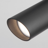 Трековый светильник для однофазного шинопровода Splay GU10 черный Elektrostandard