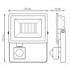Прожектор светодиодный Gauss Elementary 30W 6500К 628511330