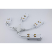 Коннектор питания Х-образный угловой для магнитного шинопровода Aployt Magnetic track 220 APL.0280.10.05