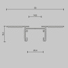 Шинопровод встраиваемый Maytoni Busbar trunkings Basity TRX172-121B