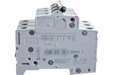Автоматический выключатель ABB S203 3-полюсный C20 6кА