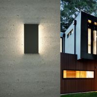 Уличный настенный светодиодный светильник Elektrostandard 1705 Techno Led Golf графит