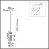 Подвесной светильник Lumion Moderni Denver 8276/1A