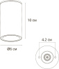 Архитектурный светильник Arte Lamp Mistero A3302PF-1BK