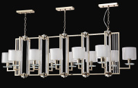 Подвесная люстра Crystal Lux NICOLAS SP12 L1600 GOLD/WHITE