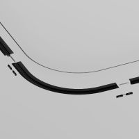 Коннектор радиусный встраиваемый Maytoni Levity TRA184-R600-12B