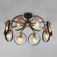 Потолочный светильник Eurosvet Gallo 70121/8 черный Smart a052342