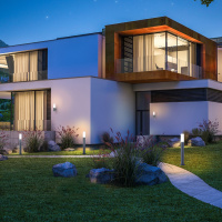 Ландшафтный светильник IP54 1419 TECHNO серый Elektrostandard