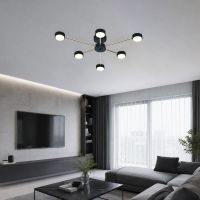 Потолочный светильник Escada Luminix 120008/6R Black/Gold ES0000094