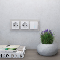 Рамка Favorit на 3 поста дымчатый WL01-Frame-03 Werkel