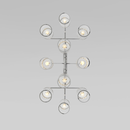 Потолочная люстра Eurosvet Inari 60144/10 хром Smart