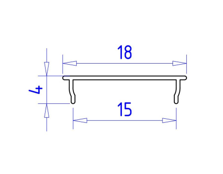 Профиль с рассеивателем Ambrella Illumination GP1600WH