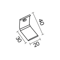Комплект креплений для профиля 3030 4шт Maytoni Led Strip ALM-3030-MT 642074