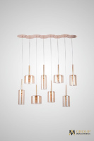 Каскадная люстра AM Group AM355-8AMBER