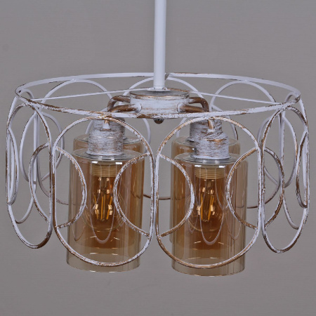 Подвесная люстра Reluce 03883-0.4-04 WH+GD