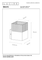 Настенный светильник Lucide Renate 21223/01/02