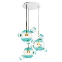 Подвесная люстра Loft IT Bolle 2027-D3 Blue