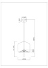 Подвесной светильник Arte Lamp Trixie A7084SP-1BK
