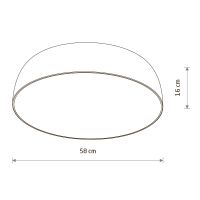 Потолочный cветильник Nowodvorski Satellite M Black 8016