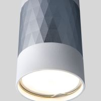 Накладной точечный светильник DLN110 GU10 белый/серебро Elektrostandard