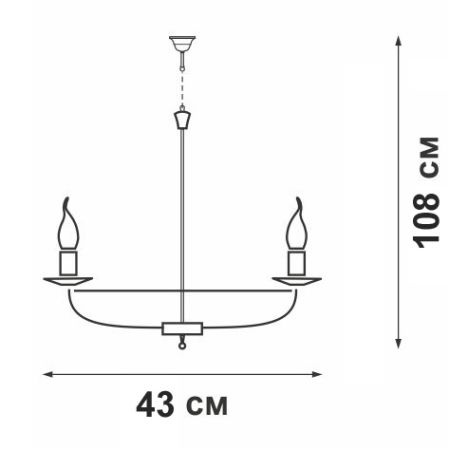 Подвесная люстра Vitaluce V1166/5