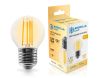 Филаментная светодиодная лампа Ambrella Light Bulbing E27 15W 2700K шар 451523