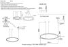 Подвесная люстра Crystal Lux FORTUNA SP88W LED GOLD