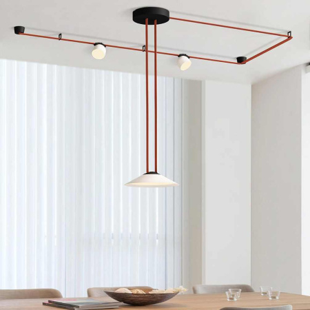 Трековый светильник Denkirs BELTY SPOT DK5542-WH+BK