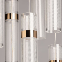 Каскадная люстра De Markt Конти 488013010