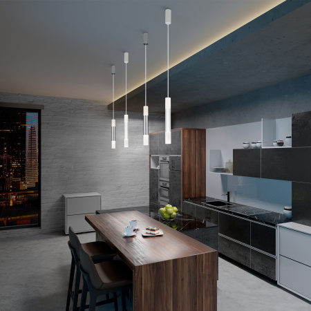 Подвесной светодиодный светильник Eurosvet Axel 50210/1 LED черный