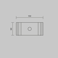 Комплект креплений для профиля 2542 и 35x51 4шт Maytoni Led Strip ALM-2542-MT