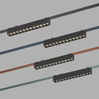 Трековый однофазный светильник Denkirs Belty grill DK5670-BK