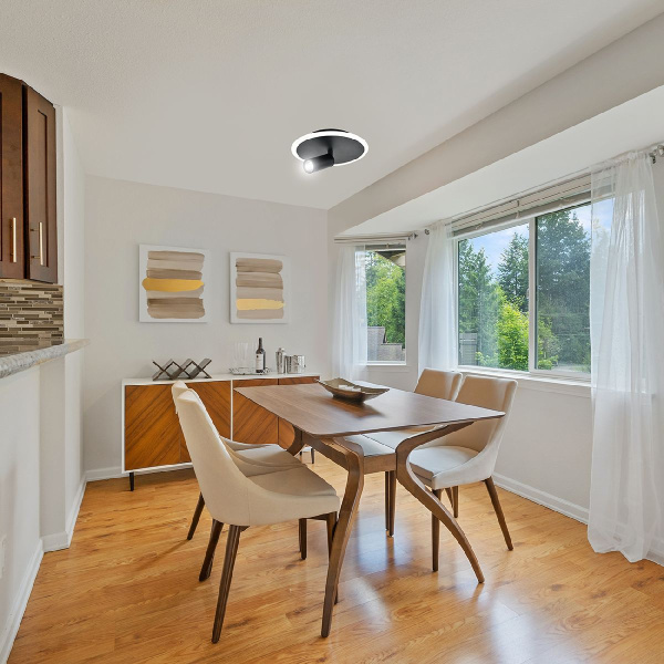 Настенно-потолочный светильник Escada 20046SMA/01LED BK