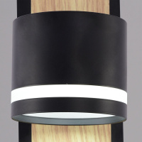 Бра Reluce 22540-0.2-01 BK+WOOD