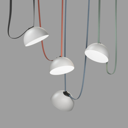 Трековый однофазный светильник Denkirs Belty Flow DK5562-WH+BK