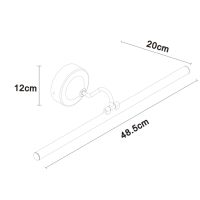 Подсветка для зеркал Arte Lamp Sol A7908AP-1BK