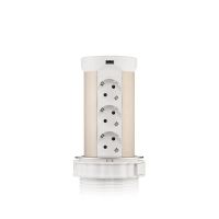 Блок розеток 17 (12 секций и USB type A+C) беспроводная зарядка Mebax 00-00002600
