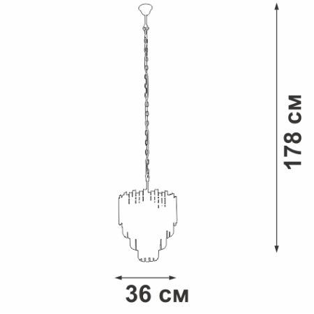 Подвесная люстра Vitaluce V58470-8/5