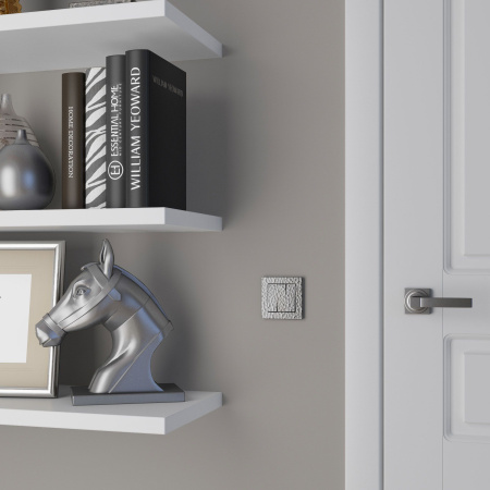 Рамка Werkel Hammer на 1 пост серебряный W0012406