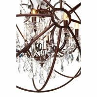 Подвесная люстра LOFT IT Foucaults orb crystal Loft1897/8