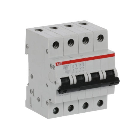 Автоматический выключатель ABB SH204 4-полюсный C50 6кА