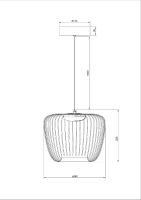 Подвесной светильник Arte Lamp Flare A3529SP-12BK