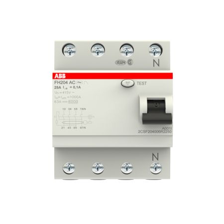 УЗО ABB FH204 4P 25A 100mA