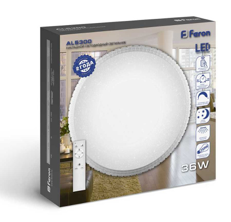 Потолочный светодиодный светильник Feron AL5300 29637