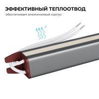 Блок питания Apeyron 24В 36Вт 200-264В 1,5А IP67 03-187