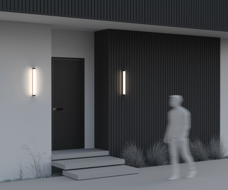 Уличный настенный светильник Maytoni Rounge O482WL-L16B3K