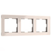 Рамка на 3 поста Acrylic айвори W0032743 Werkel
