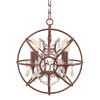 Подвесная люстра LOFT IT Foucaults orb crystal Loft1897/4
